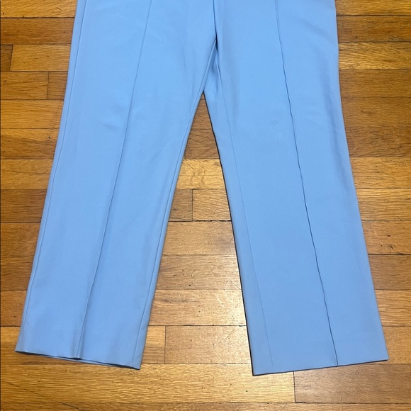 Veronica Beard Jaya Pintuck Crop Pants in Sky Blue, size 10 - Picture 5 of 14